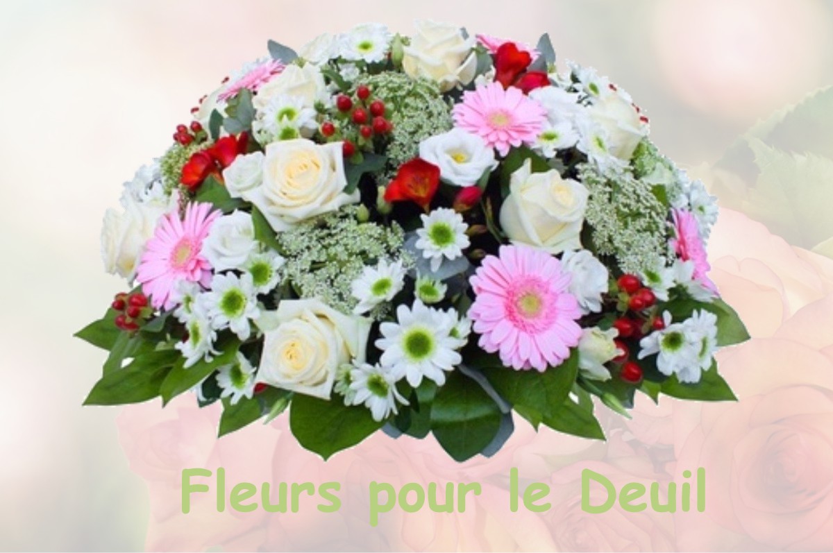 fleurs deuil MERRIS